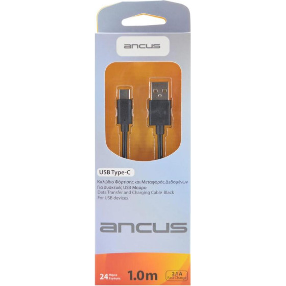 Ancus ������� �������� USB �� USB-C 2,1� ����� 1m