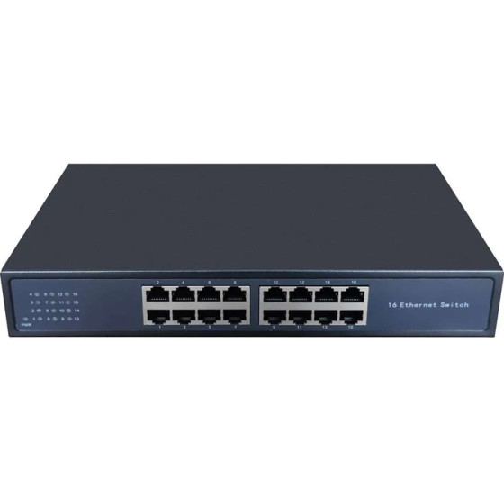 Ewind Ethernet Switch 16x100Mps Auto-Sensing RJ45 ports - (EW-S1516CF)