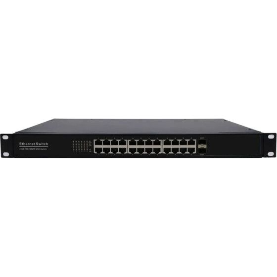 Ewind Ethernet Switch 24x1000Mps Auto-Sensing RJ45 ports +2x1000Mps SFP Ports - (EW-S1626CGU)