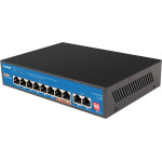 Ewind Ethernet Switch 8x10/100Mbps + 2x100Mbps RJ45 PoE Build-in - (EW-S1610CF-AP)