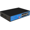 Ewind Ethernet Switch EW-S1910CG-AP 8x10/100Mbps + 2x100Mbps RJ45 PoE IP30 - (EW-S1910CF-AP)