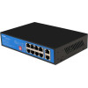 Ewind Ethernet Switch EW-S1910CG-AP 8x10/100Mbps + 2x100Mbps RJ45 PoE IP30 - (EW-S1910CF-AP)