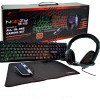 Noozy Gaming Set ��� ����������� ��� Gaming ��������� �� ���������, 4D �������, LED ������������ ��� Mousepad - (GS-100)