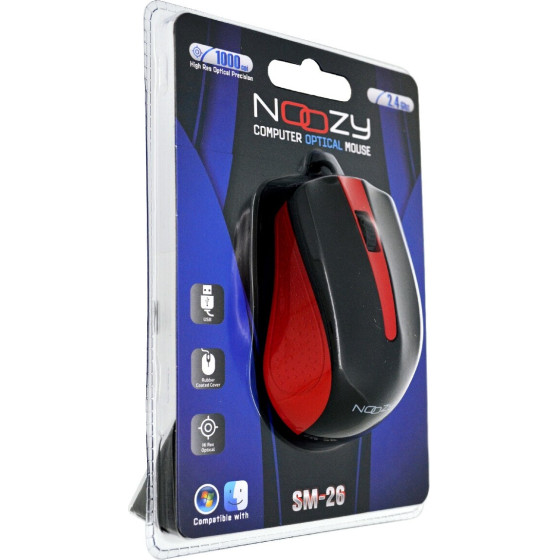 Noozy ��������� ������� USB 3D �� 3 ������� ��� 1000DPI �����-������� - (SM-26)