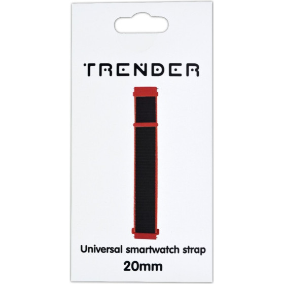 Trender ������������ ������� Nylon 20mm �������-����� - (TR-NY20BKRD)