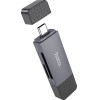 Hoco ���������� ������ ������ 2-in-1 USB 3.0 ��� USB-C �� SD ��� Micro SD ������ 5Gbps �� 2TB ������������ ���� - (HB45 Spirit)