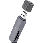 Hoco ���������� ������ ������ 2-��-1 USB 2.0 ��� 480Mbps ��� 2TB ��� Micro SD ��� SD ���� - (HB45 Spirit)