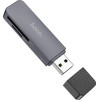 Hoco ���������� ������ ������ 2-��-1 USB 2.0 ��� 480Mbps ��� 2TB ��� Micro SD ��� SD ���� - (HB45 Spirit)