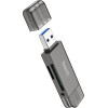 Hoco ���������� ������ ������ USB 3.0 ��� USB-C �� SD ����� 5Gbps �� 2TB ������� ������������ ��������� ���� - (HB39)