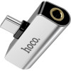 Hoco ���������� 2 �� 1 USB-C �� USB-C ��� 3.5mm 1.5A ����� - (LS26)