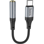Hoco ���������� �������� ���� USB-C to 3.5mm Hi-Fi Braided 12cm ������ - (LS36 Fresh)