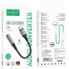 Hoco ���������� �������� ���� USB-C to 3.5mm Hi-Fi Braided 12cm ������ - (LS36 Fresh)