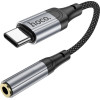 Hoco ���������� �������� ���� USB-C to 3.5mm Hi-Fi Braided 12cm ������ - (LS36 Fresh)