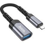 Hoco ���������� Lightning �� USB �� ���������� OTG 480Mbps ���������� �������� 5V/2A ��� ����� Anti-bending ������� ���� - (UA24)