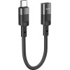 Hoco ���������� USB-C �������� �� Lightning ������ 2A OTG 10cm ����� Braided - (U107)