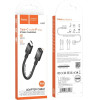 Hoco ���������� USB-C �������� �� Lightning ������ 2A OTG 10cm ����� Braided - (U107)