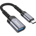 Hoco ���������� USB-C �� USB 3.0 �� ���������� OTG 5Gbps ���������� �������� 5V/4A ��� ����� Anti-bending ������� ���� - (UA24)