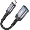 Hoco ���������� USB-C �� USB 3.0 �� ���������� OTG 5Gbps ���������� �������� 5V/4A ��� ����� Anti-bending ������� ���� - (UA24)