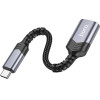Hoco ���������� USB-C �� USB 3.0 �� ���������� OTG 5Gbps ���������� �������� 5V/4A ��� ����� Anti-bending ������� ���� - (UA24)