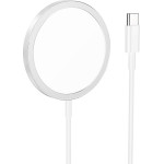 Hoco ��������� ��������� Magnetic Magsafe ��� iPhone 12 ��� ���� 15W �� ������� USB-C 1m - (CW47)