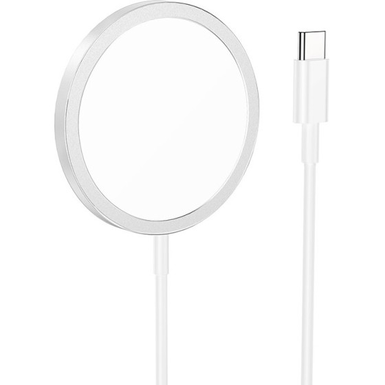 Hoco ��������� ��������� Magnetic Magsafe ��� iPhone 12 ��� ���� 15W �� ������� USB-C 1m - (CW47)