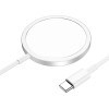 Hoco ��������� ��������� Magnetic Magsafe ��� iPhone 12 ��� ���� 15W �� ������� USB-C 1m - (CW47)