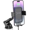 Hoco ���� �������� ����������� ������� ��� ������ ��� �������� 4.5''-7'' �� Wireless Fast Charger ��� 15W ����� - (HW9 Climber)