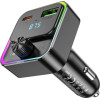 Hoco Bluetooth FM Transmitter USB-C 30W+USB 18W PD30W+18W QC3.0 v5.0 LED ������� ����� - (E81 Fantasy)