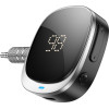 Hoco Bluetooth FM Transmitter USB-C AUX 3.5mm v5.3 250mAh 12h Play Tme �� ������������ ��������� ��� LED ������� - (E80 Travel)