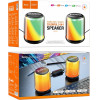 Hoco ����� Wireless BT V5.2 2X5W, FM, USB ��� 3.5mm 12 x Lighting Effects - (BS56 Colorful 2-in-1)