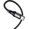 Hoco ������� �������� ������� USB-C �� USB-C 5.0A 100W 20V 1�. ����� - (X50 Exquisito)