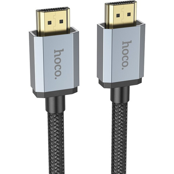 Hoco ������� �������� HDMI HDMI 2.0 �� 4K 60Hz HD 18Gbps ����� 1m Braided - (US03)