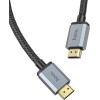 Hoco ������� �������� HDMI HDMI 2.1 �� 8K 60Hz Ultra HD 48Gbps ����� 1m Braided - (US03)