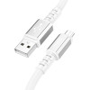 Hoco ������� �������� Strength USB �� Micro-USB 2.4A ����� 1m ������ ������� - (X85)