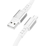 Hoco ������� �������� Strength USB �� Micro-USB 2.4A ����� 1m ������ ������� - (X85)