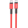 Hoco ������� �������� Strength USB-C �� USB-C 60W 20V/3A ������� 1.2m ������ ������� - (X85)