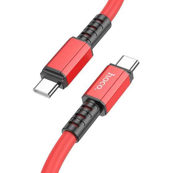 Hoco ������� �������� Strength USB-C �� USB-C 60W 20V/3A ������� 1.2m ������ ������� - (X85)