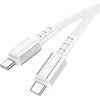 Hoco ������� �������� Strength USB-C �� USB-C 60W 20V/3A ����� 1�. ������ ������� - (X85)