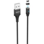 Hoco ������� �������� USB �� Lightning 2.4A �� ��������� ���������� ����� ��� LED ������� ����� 1.2m - (U76 Fresh)