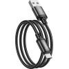 Hoco ������� �������� USB �� Micro USB 2.4A 1m ����� Braided - (X89 Wind)