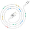 Hoco ������� �������� USB �� Micro-USB 2.4A ��� �������� ��������� �� ������� ��������� ����� 1.2m - (U63 Spirit)