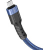Hoco ������� �������� USB �� Micro-USB Braided 2.4A ���� 1.2m ������ ������� - (U110)