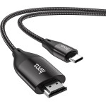 Hoco ������� �������� USB-C �� HDMI 4K 30Hz ULTRA HD 2m ���� Braided - (UA16)