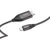 Hoco ������� �������� USB-C �� HDMI 4K 30Hz ULTRA HD 2m ���� Braided - (UA16)