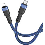 Hoco ������� �������� USB-C �� Lightning Braided PD20W 3A ���� 1.2m ������ ������� - (U110)