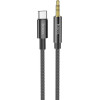 Hoco ������� �������� ���� Braided USB-C �������� �� 3.5mm �������� 1m ����� - (UPA19)