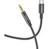 Hoco ������� �������� ���� Braided USB-C �������� �� 3.5mm �������� 1m ����� - (UPA19)