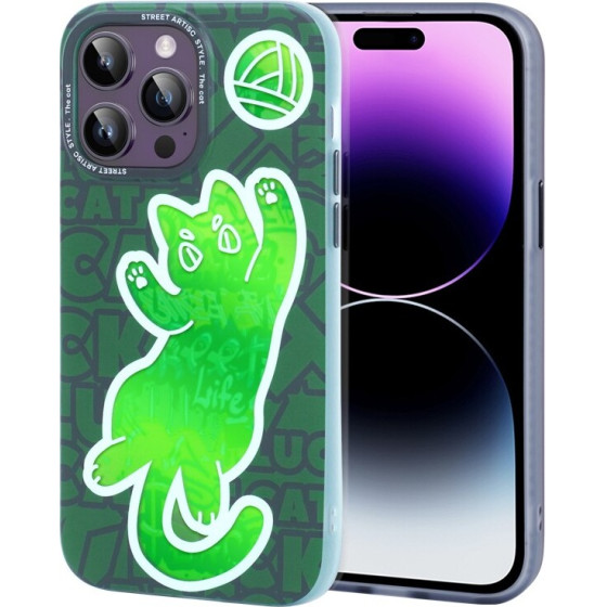 Hoco ���� ��� Apple iPhone 14 Pro 3D Cat - (Cool Me Series)