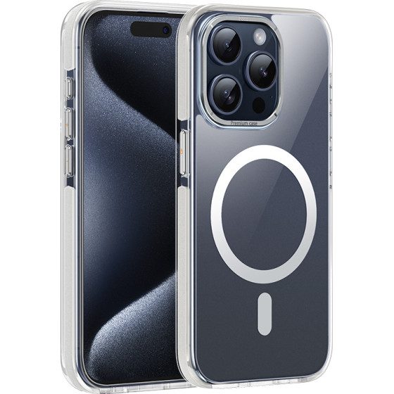 Hoco ���� Magnetic Premium Series Anti-Drop Magnetic Mag-charge ��� Apple iPhone 15 Pro ������� ���� - (AS6)