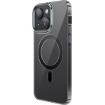 Hoco ���� Premium Series Transparent Magnetic Mag-charge ��� Apple iPhone 15 Plus Smoke - (AS3)